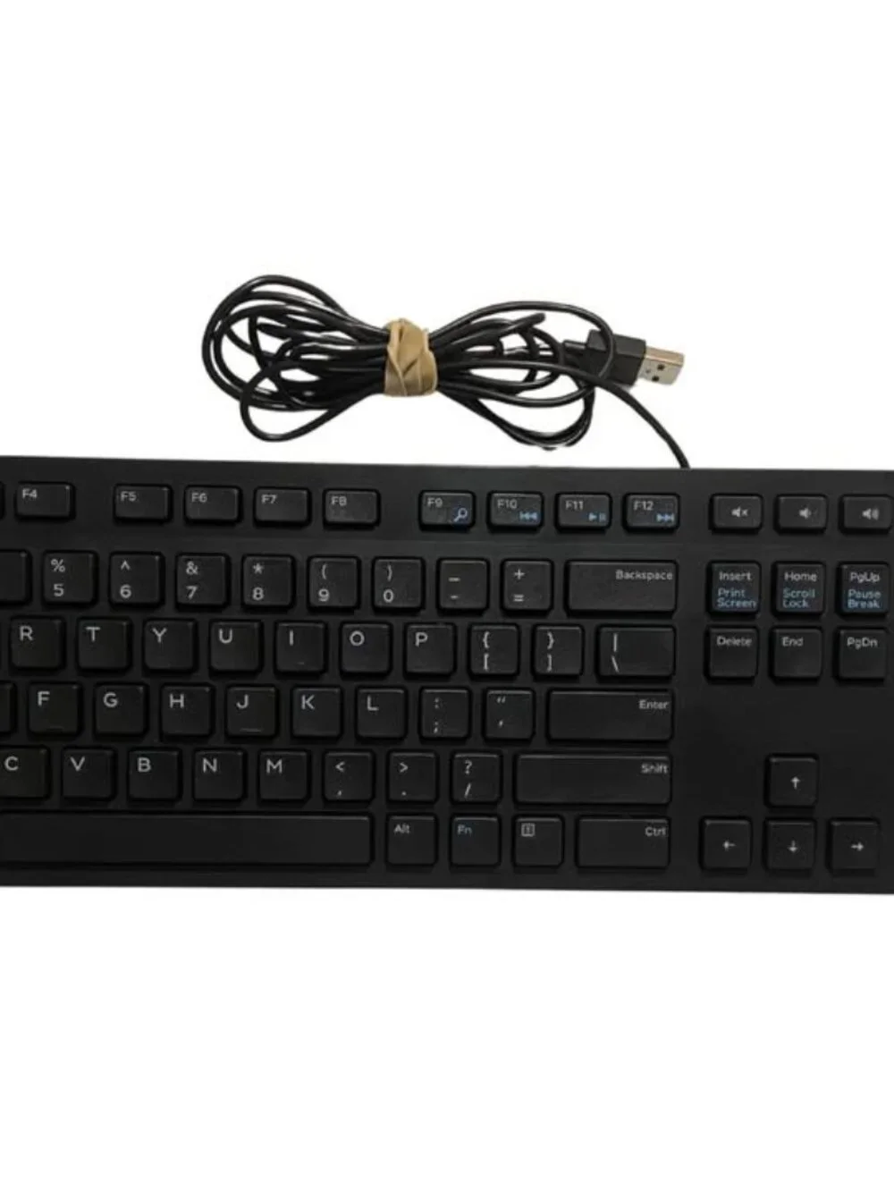 4 Wired Office Keyboard Bundle – Logitech K120, Dell KB522 / KB216t, Yivandi